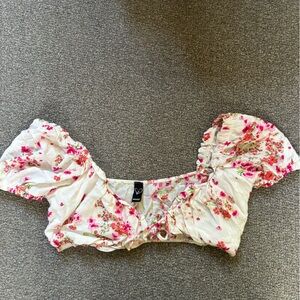 Flower Crop top